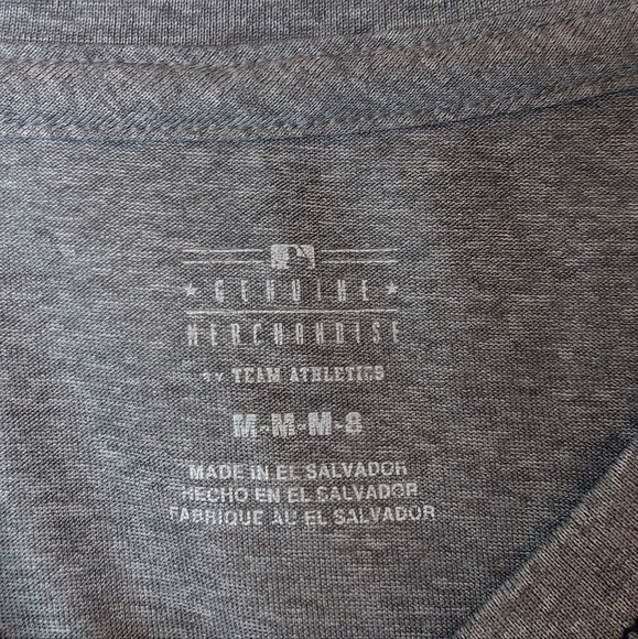 Detroit Tigers Youth T-Shirt Sz 8 Gray Short Sleeve Baseball Tee Unisex Boys MLB - Picture 2 of 5